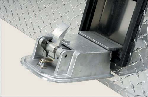 latch open for Full Access Truck Tool Box