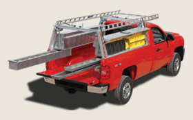 Tradesman Package: Pick up truck ladder rack, truck tool boxes, drawers