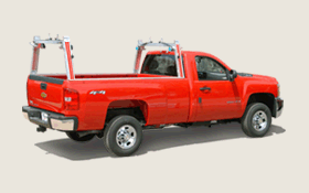 Utility Rig: ladder rack / truck rack w work winches